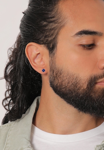 Boucles d'oreilles KUZZOI en bleu : devant