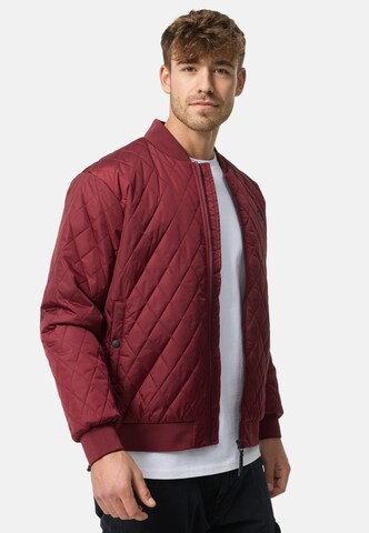 INDICODE JEANS Between-Season Jacket 'Novak' in Red: front