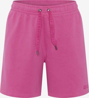 Jette Sport Loose fit Pants in Pink: front