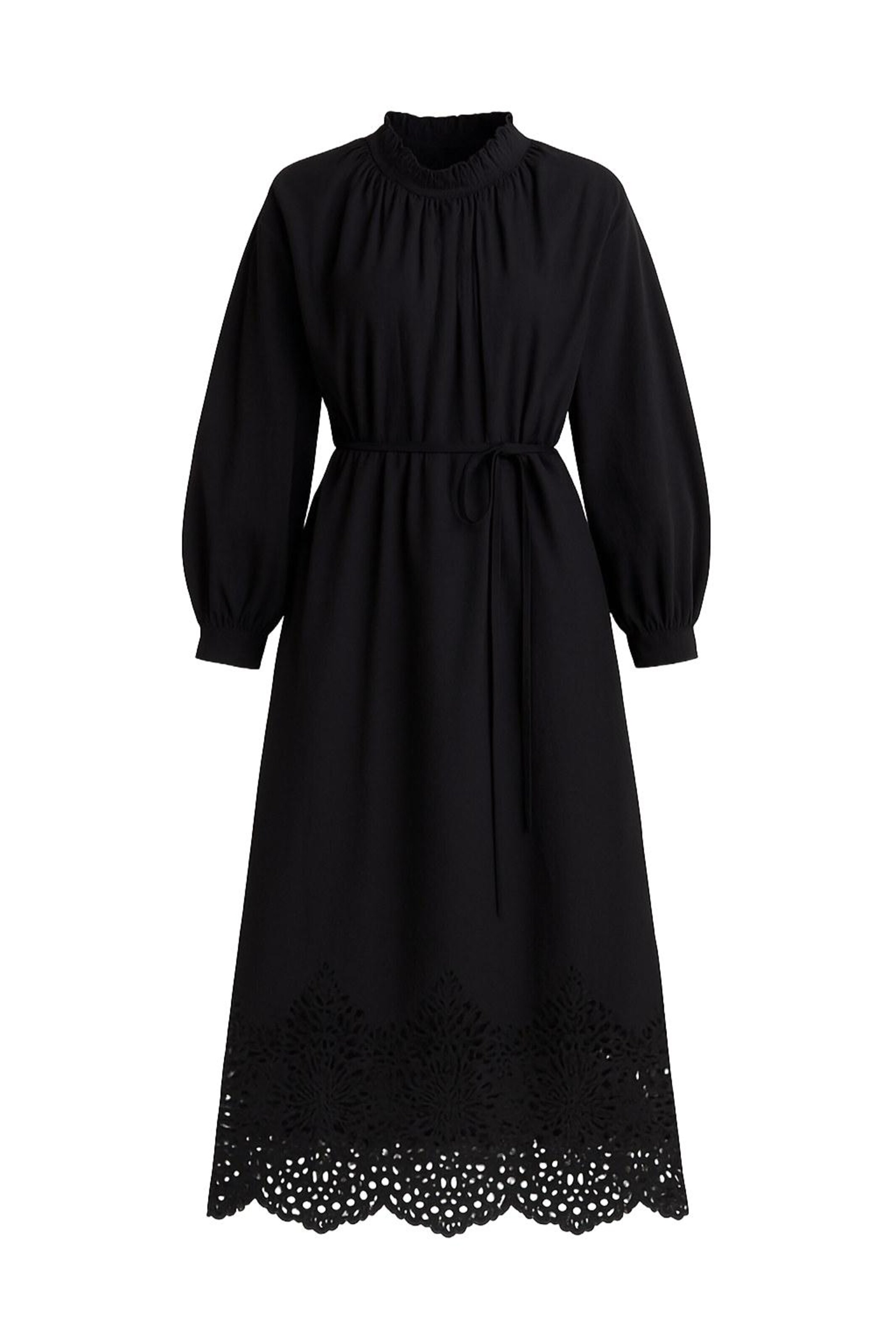 Robe MANUKA en noir : devant