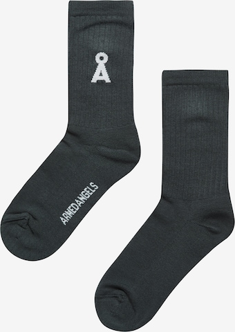 Chaussettes 'SAAMU' ARMEDANGELS en gris : devant