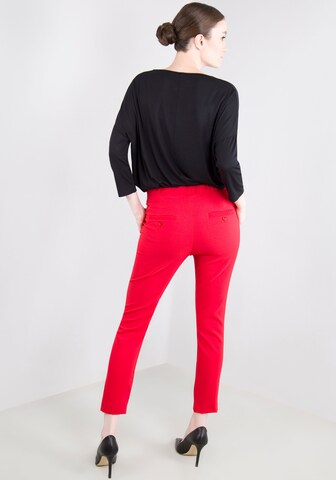 IMPERIAL Slim fit Pants in Red