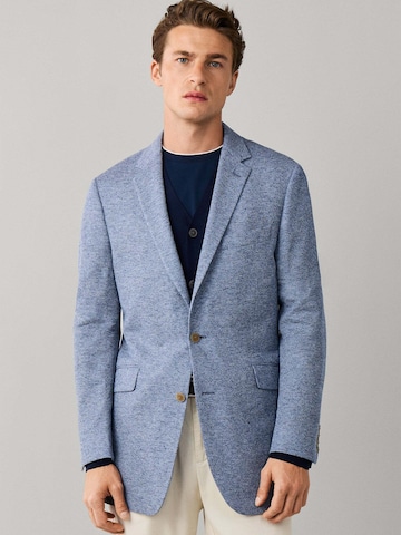 Coupe slim Veste de costume Hackett London en bleu : devant