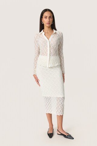 SOAKED IN LUXURY Blouse 'Jannet' in White