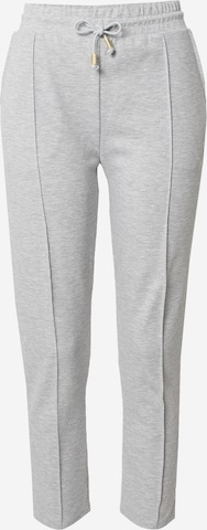 Coupe slim Pantalon à plis Dorothy Perkins en gris : devant