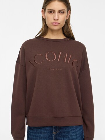 VILA Sweatshirt 'VIREFLECT' in Braun
