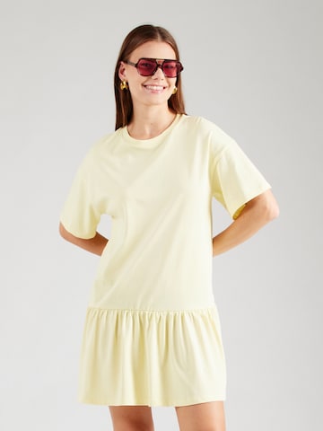 Robe 'PCJamie' PIECES en jaune : devant