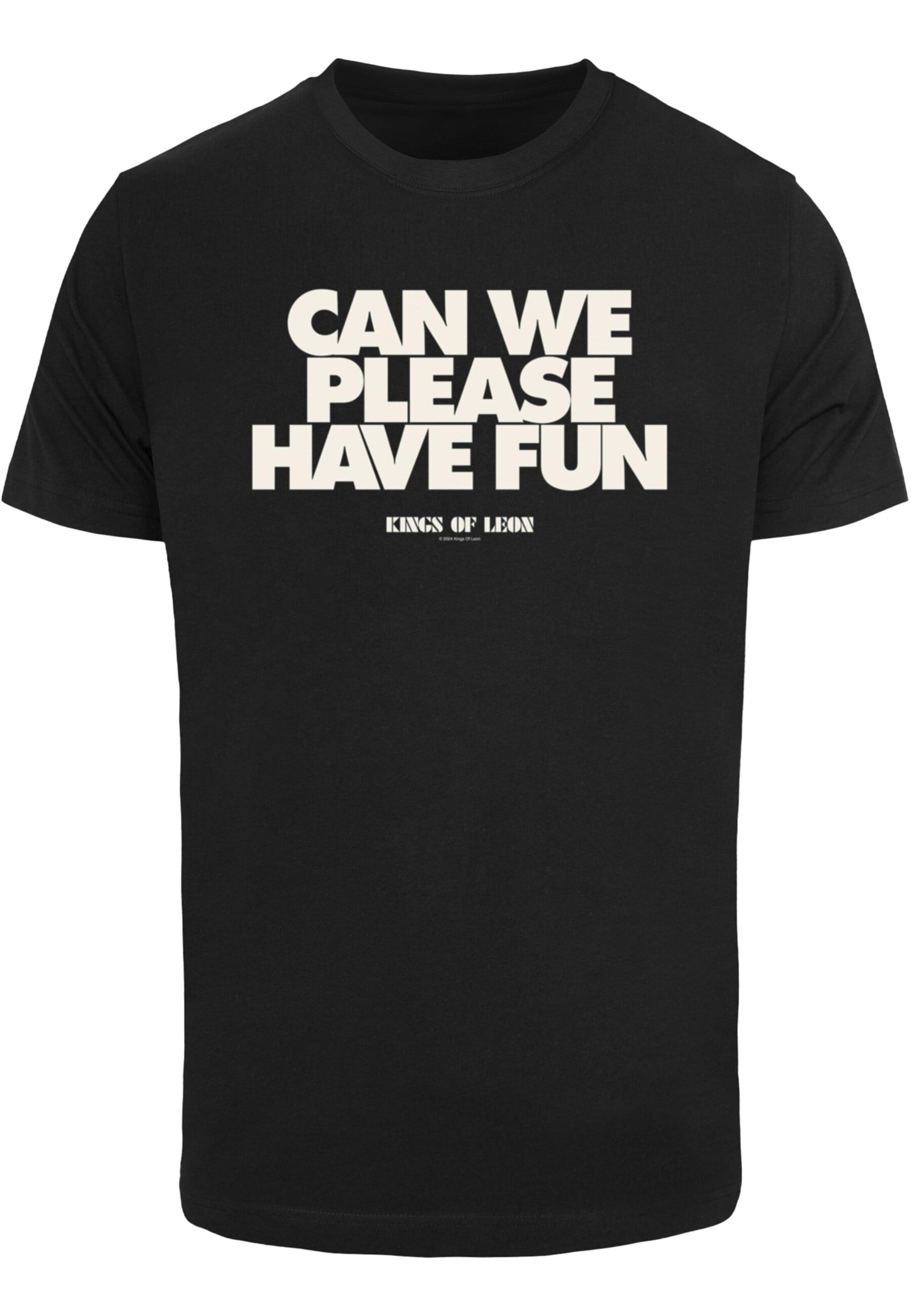Merchcode Shirt 'KOL - Can We Please Have Fun ' in Black: front