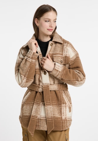 DreiMaster Vintage Демисезонная куртка в Коричневый: спереди