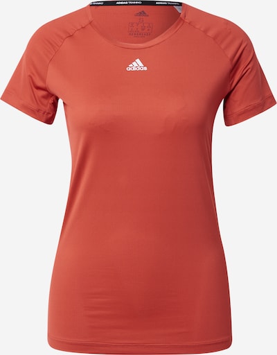 ADIDAS PERFORMANCE Tehnička sportska majica u crvena / bijela, Pregled proizvoda