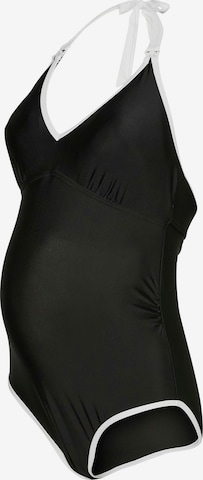 MAMALICIOUS Kolmio Uimapuku värissä musta: etupuoli