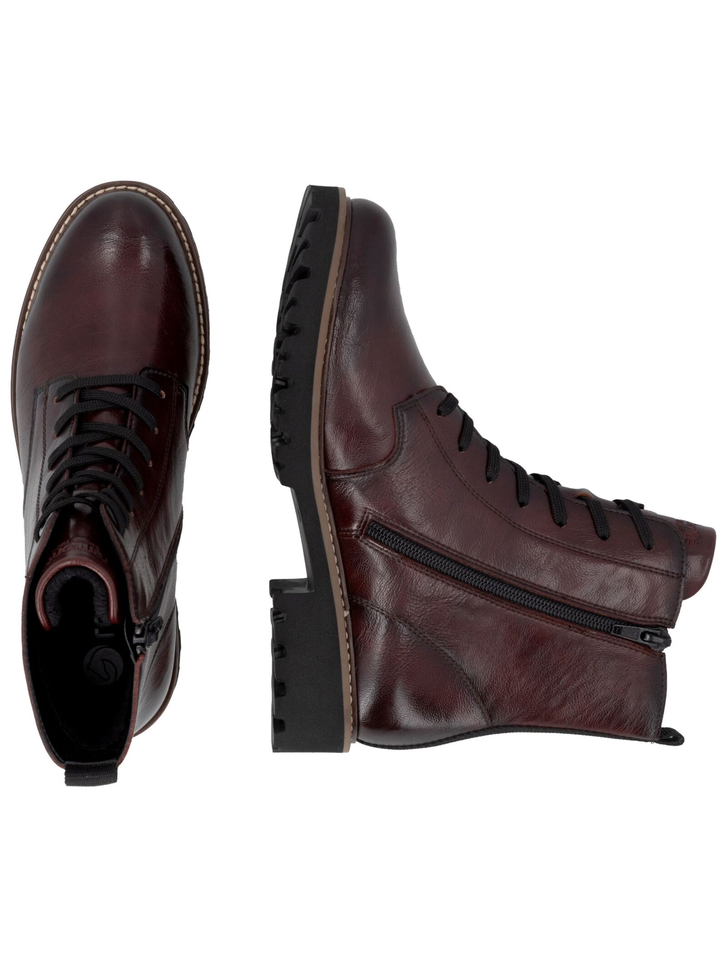 REMONTE Lace-up bootie in Brown