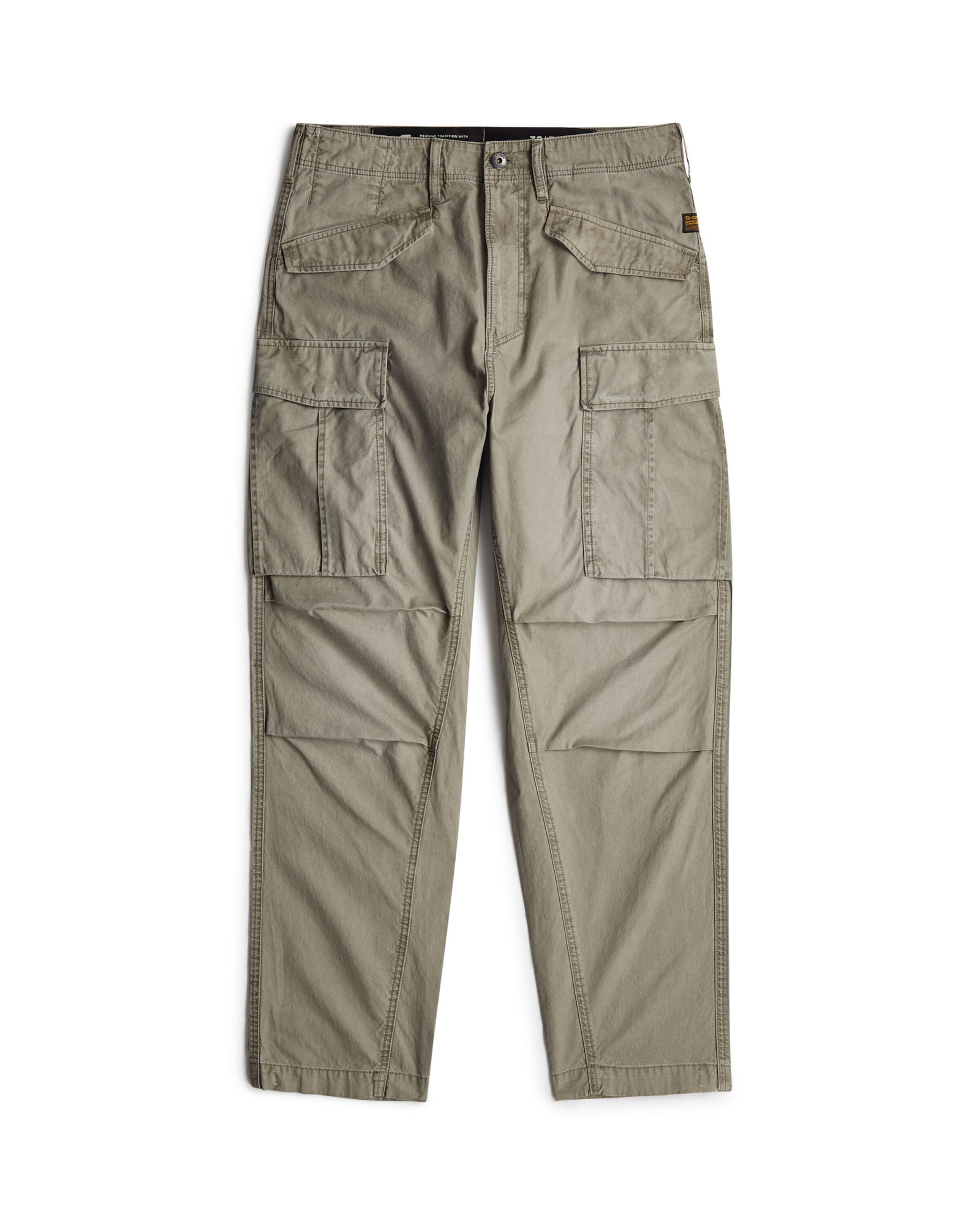 G-STAR Tapered Broek in Beige: voorkant