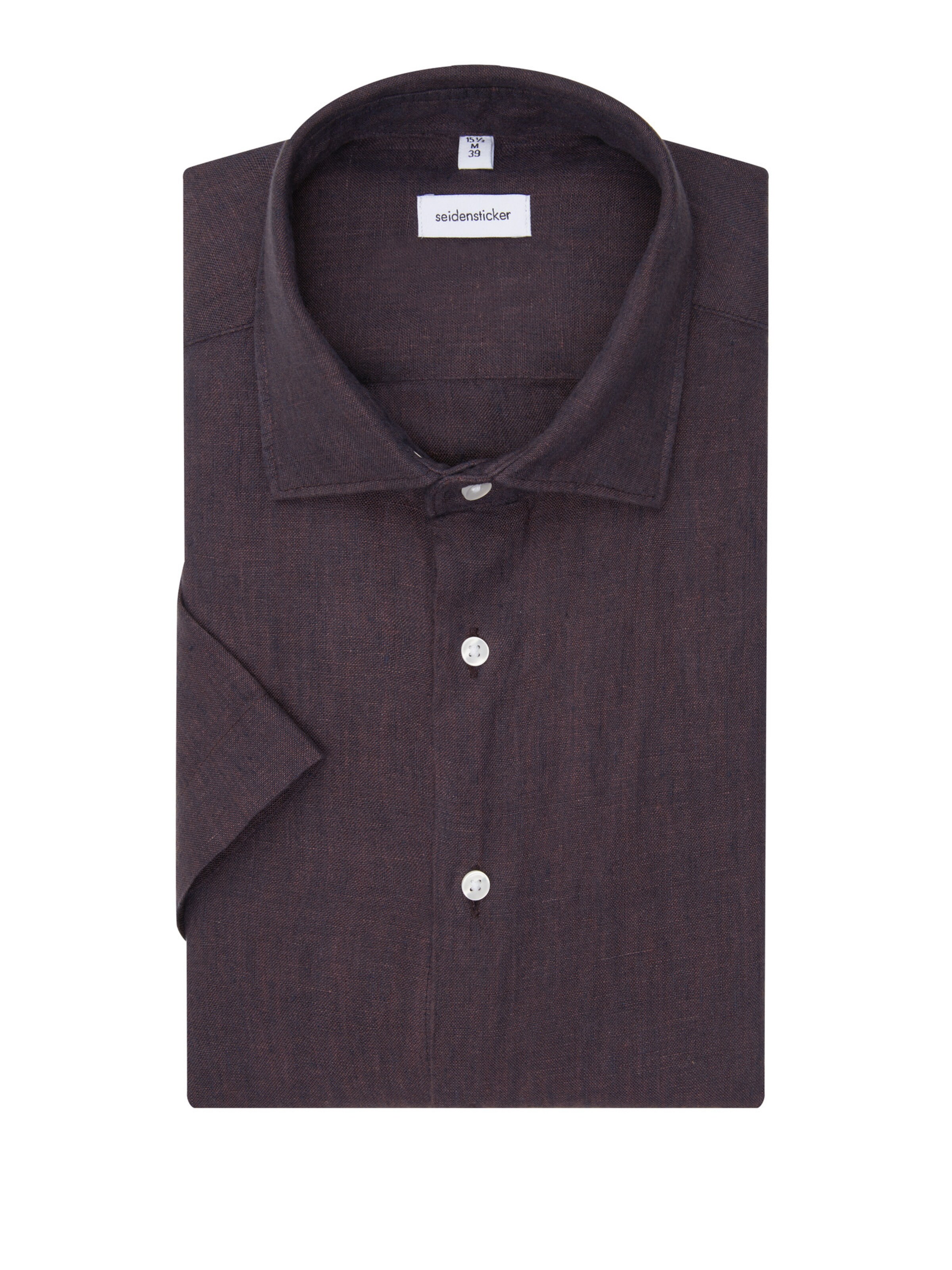 SEIDENSTICKER Regular fit Zakelijk overhemd in Bruin