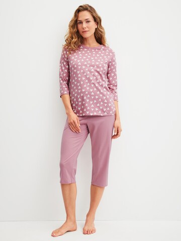 CALIDA Pyjama 'Cotton Special' in Lila