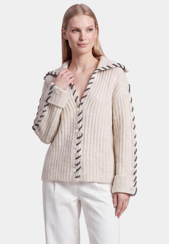 usha WHITE LABEL - Cárdigan en beige: frente