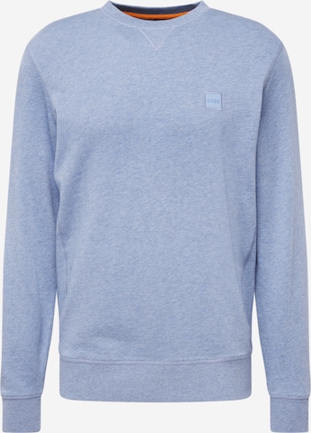 BOSS - Sweatshirt 'Westart' em azul: frente