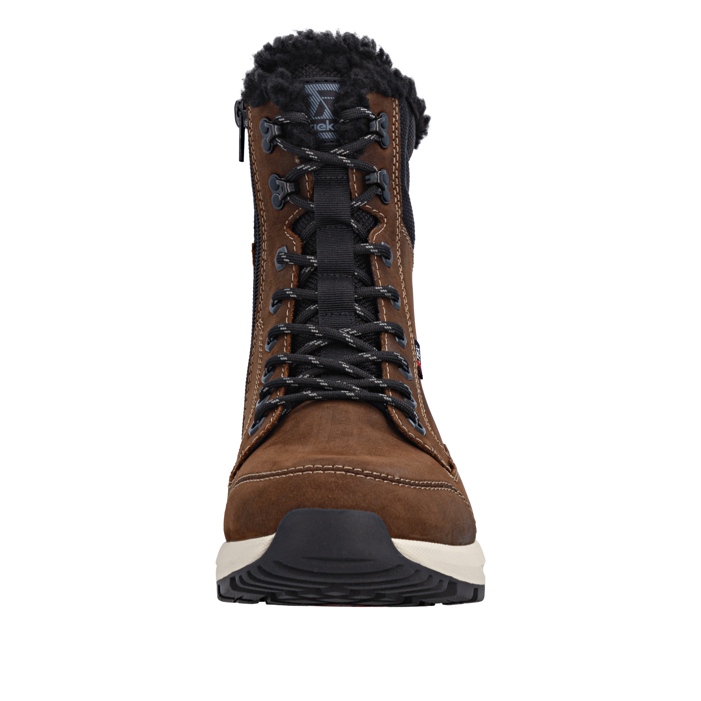 Rieker Schnürstiefel 'U1672' in Braun