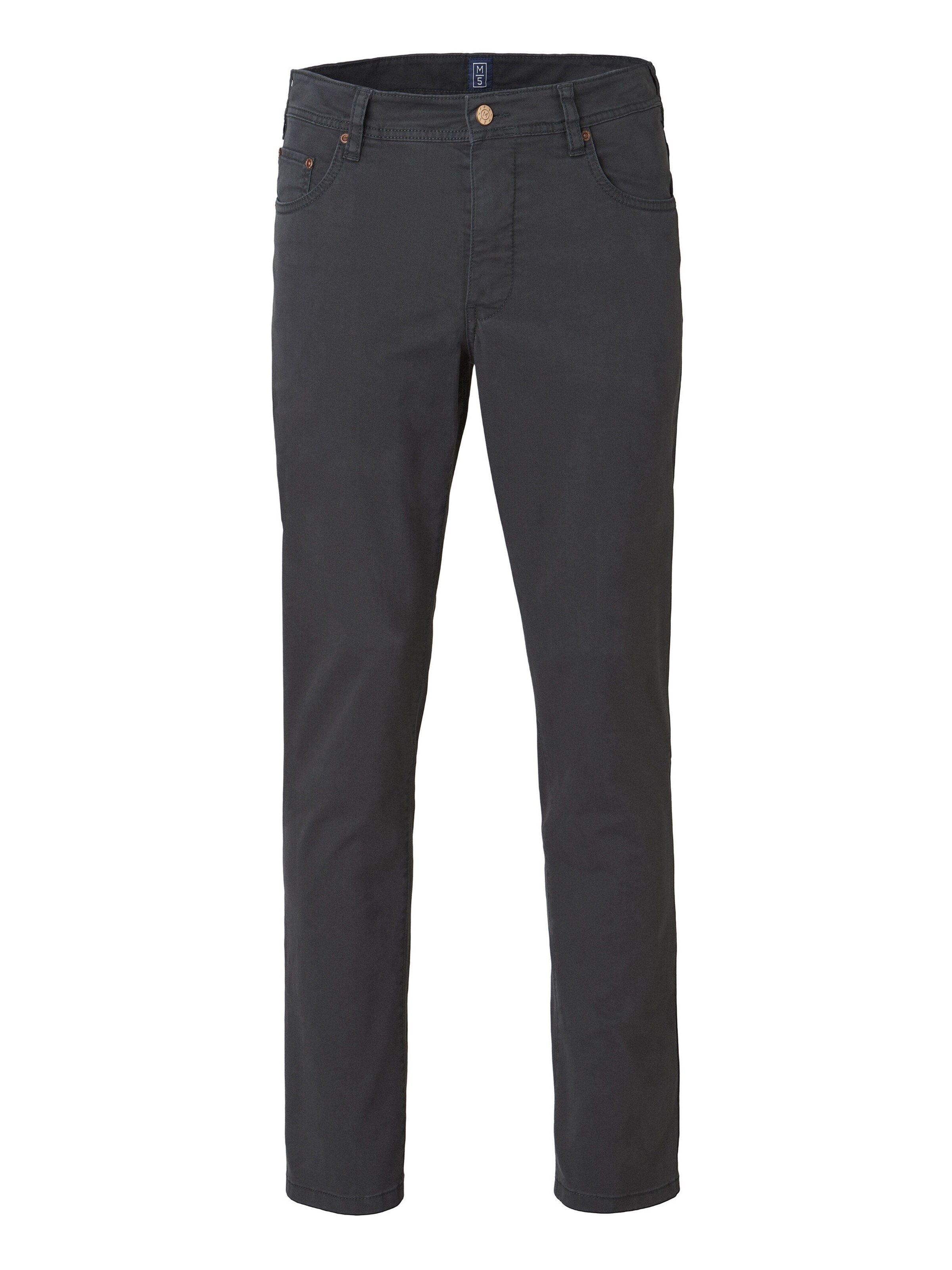MEYER Chino Pants 'M5 Six 9-6001' in Blue: front