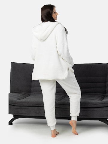 LEAFLETIC - Traje para estar en casa 'Leafletic Women’s Hoodie and Jogger Set' en blanco