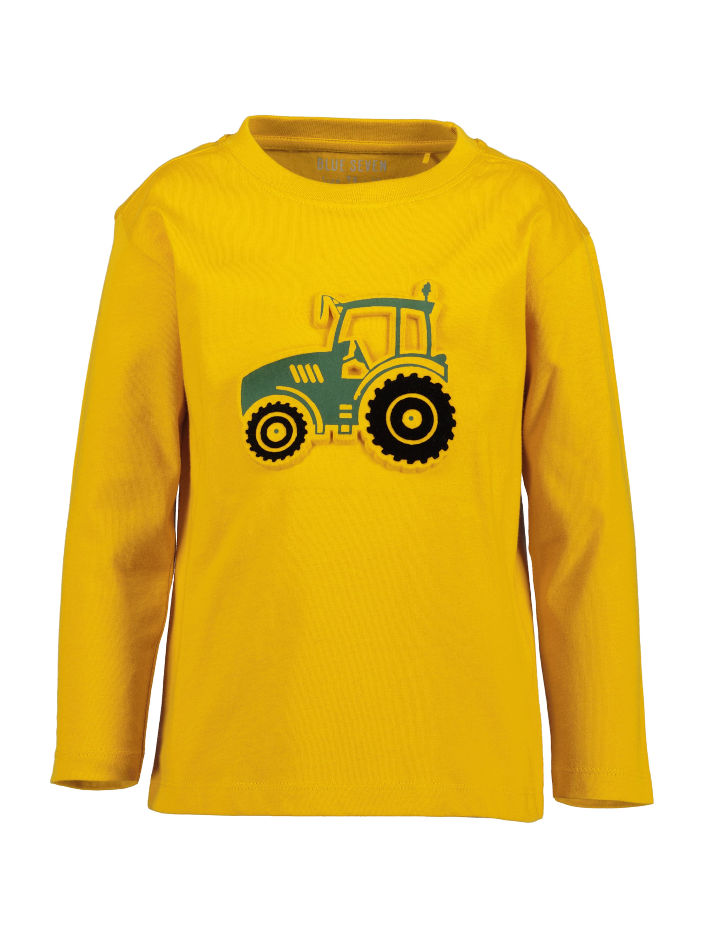 T-Shirt BLUE SEVEN en jaune : devant