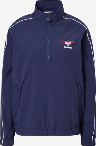 Hummel Athletic Jacket in Blue: front