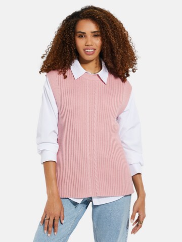 Threadbare Sweater 'Joey' in Pink: front