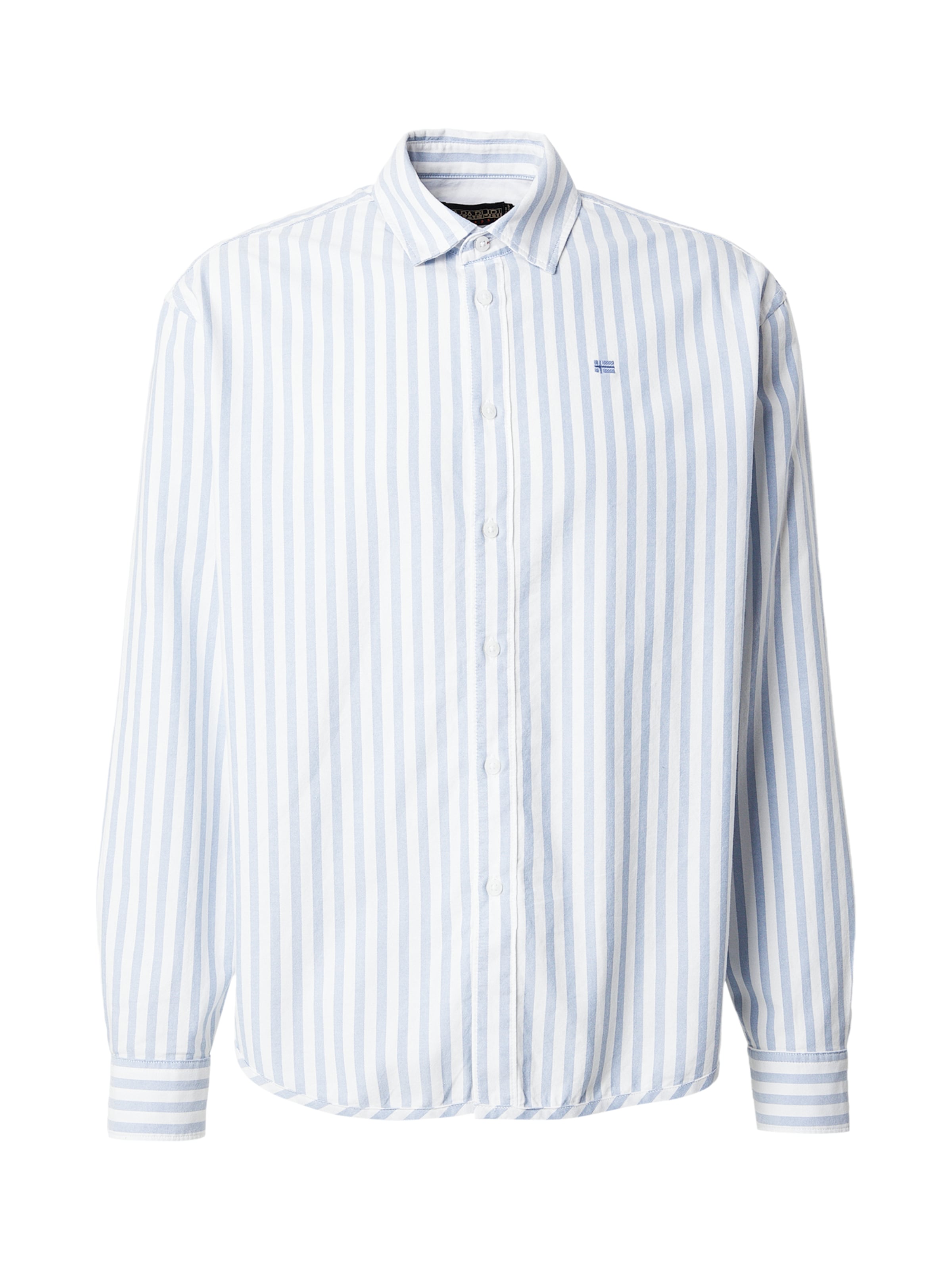 NAPAPIJRI Regular fit Риза 'G-TERRA' в синьо: отпред