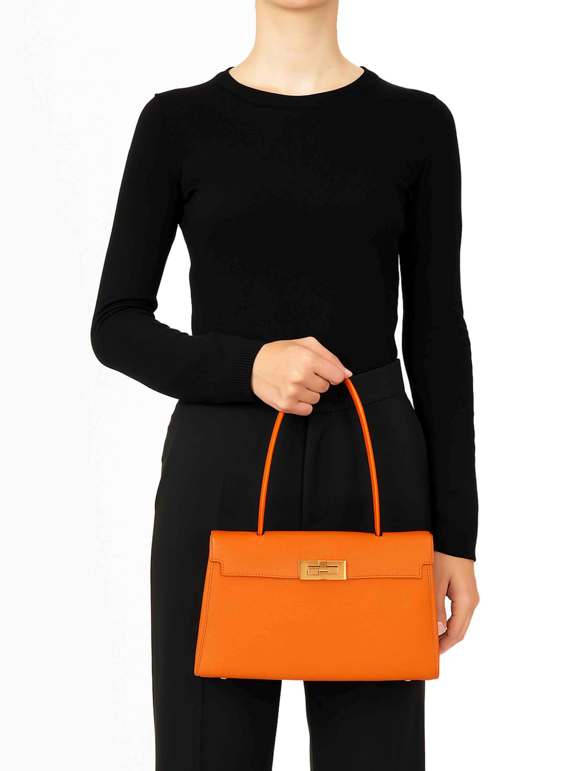 Borsa a spalla di Gave Lux in arancione