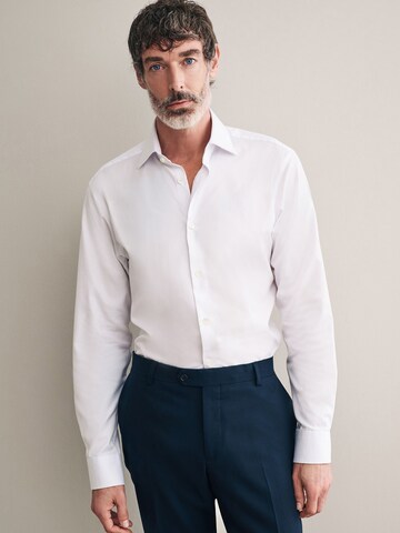 Next Slim fit Overhemd 'Canclini' in Wit: voorkant