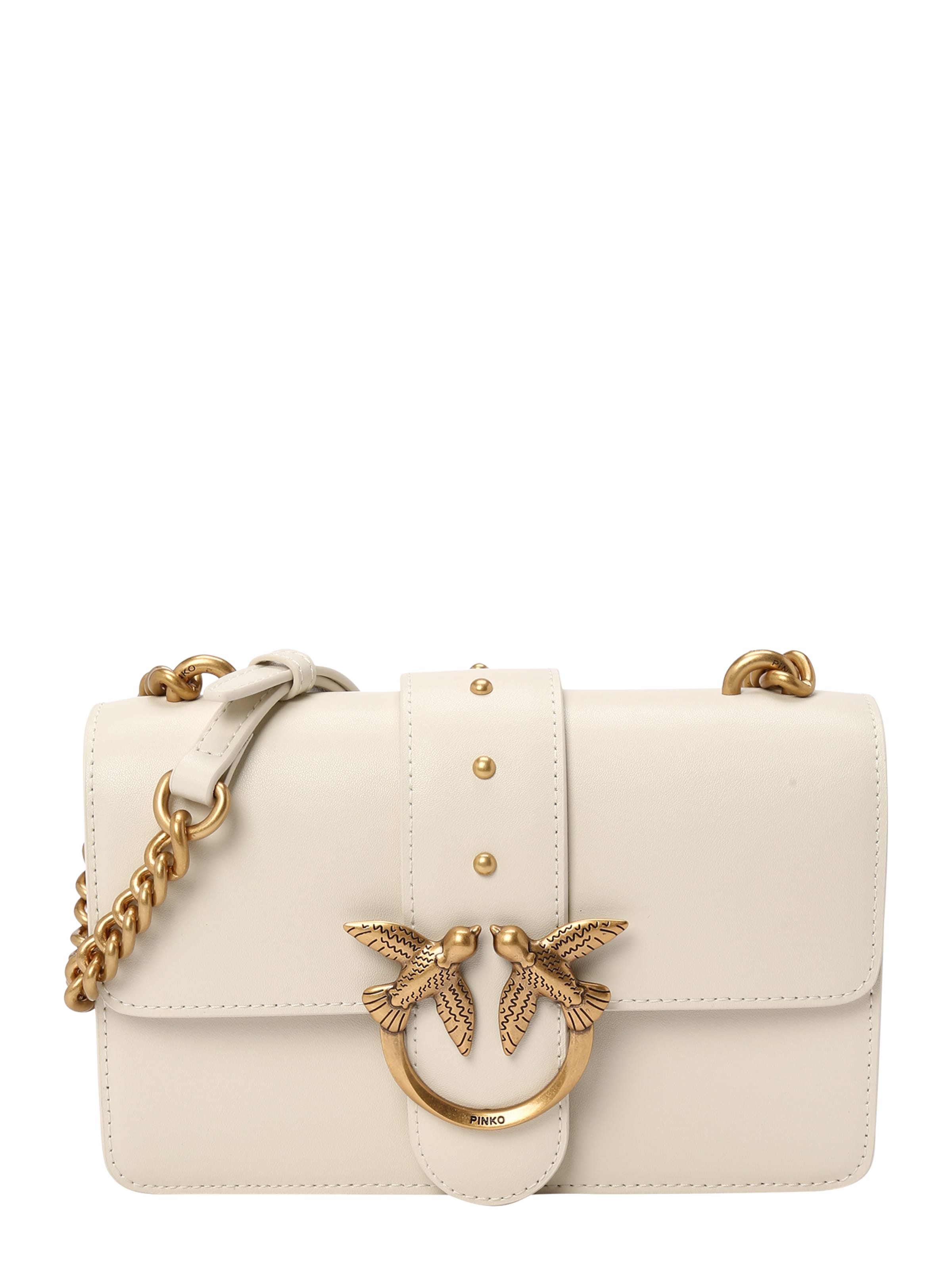 PINKO Crossbody bag 'Love One' in White: front