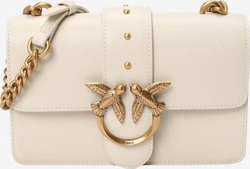 PINKO Bolso de hombro Love en Blanco Lana ABOUT YOU