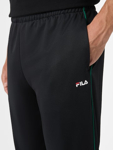 FILA Tapered Broek 'SAGANO' in Zwart