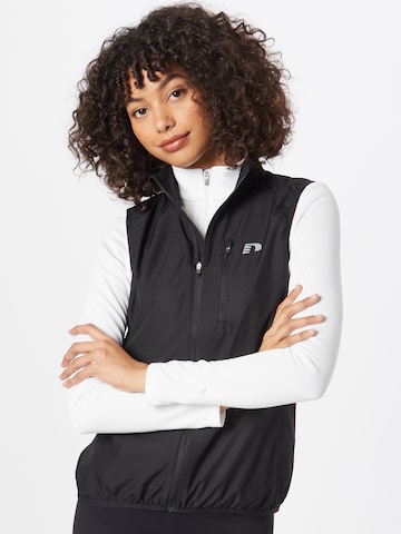 Gilet de sport Newline en noir : devant