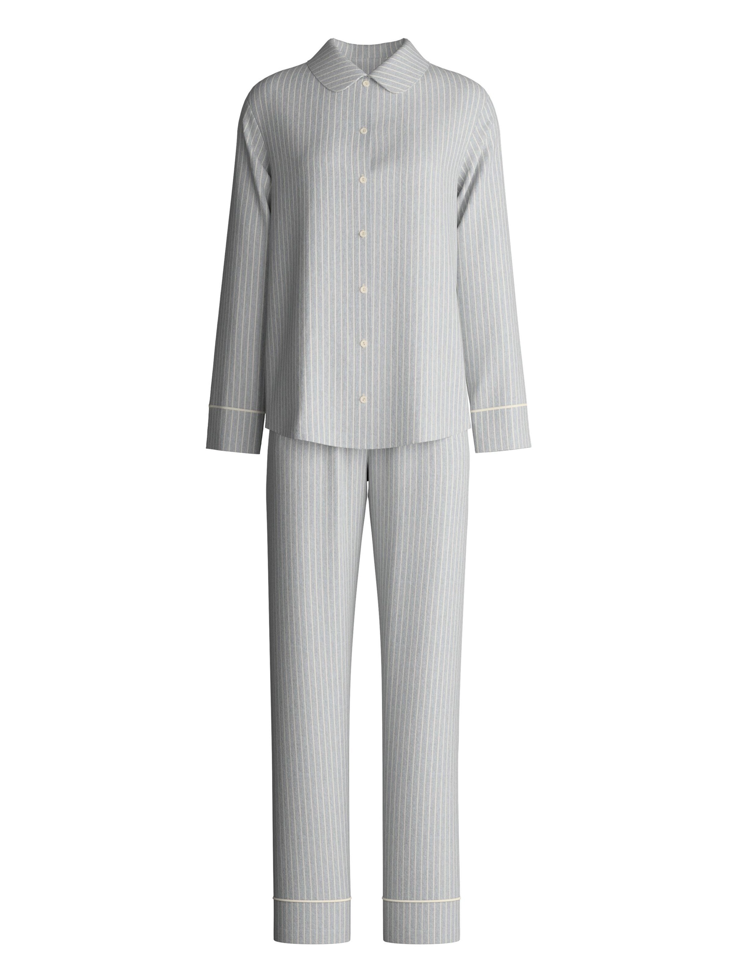Pigiama 'Flannel Dreams' di CALIDA in grigio: frontale