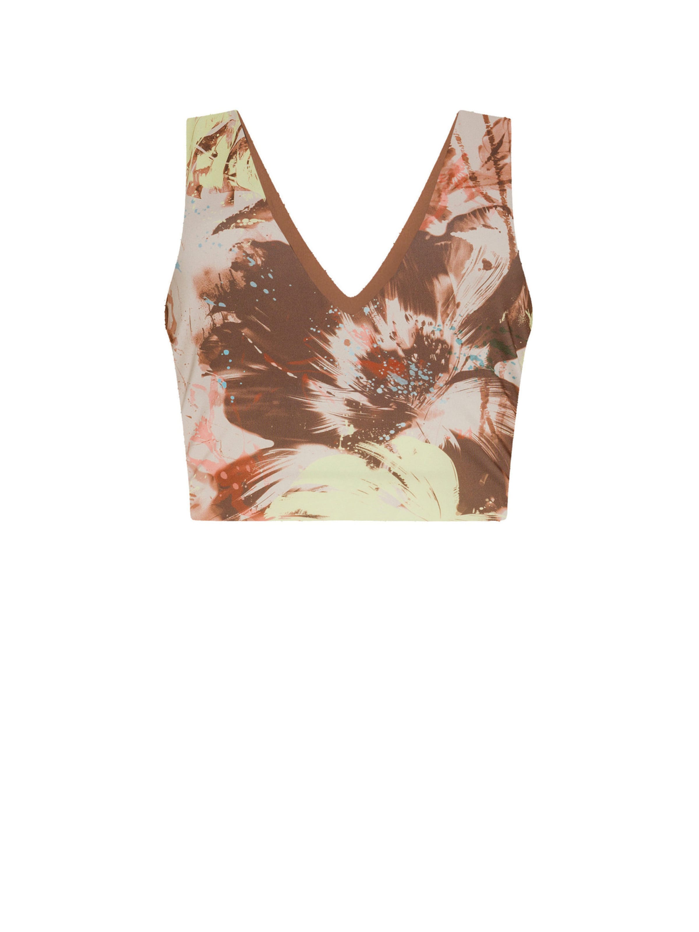 DEHA Bustier Sport-BH in Grau: Vorderseite