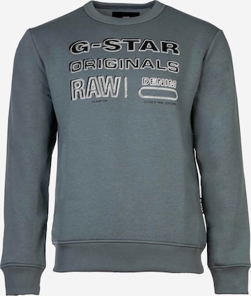 Sweat-shirt G-Star RAW en gris : devant
