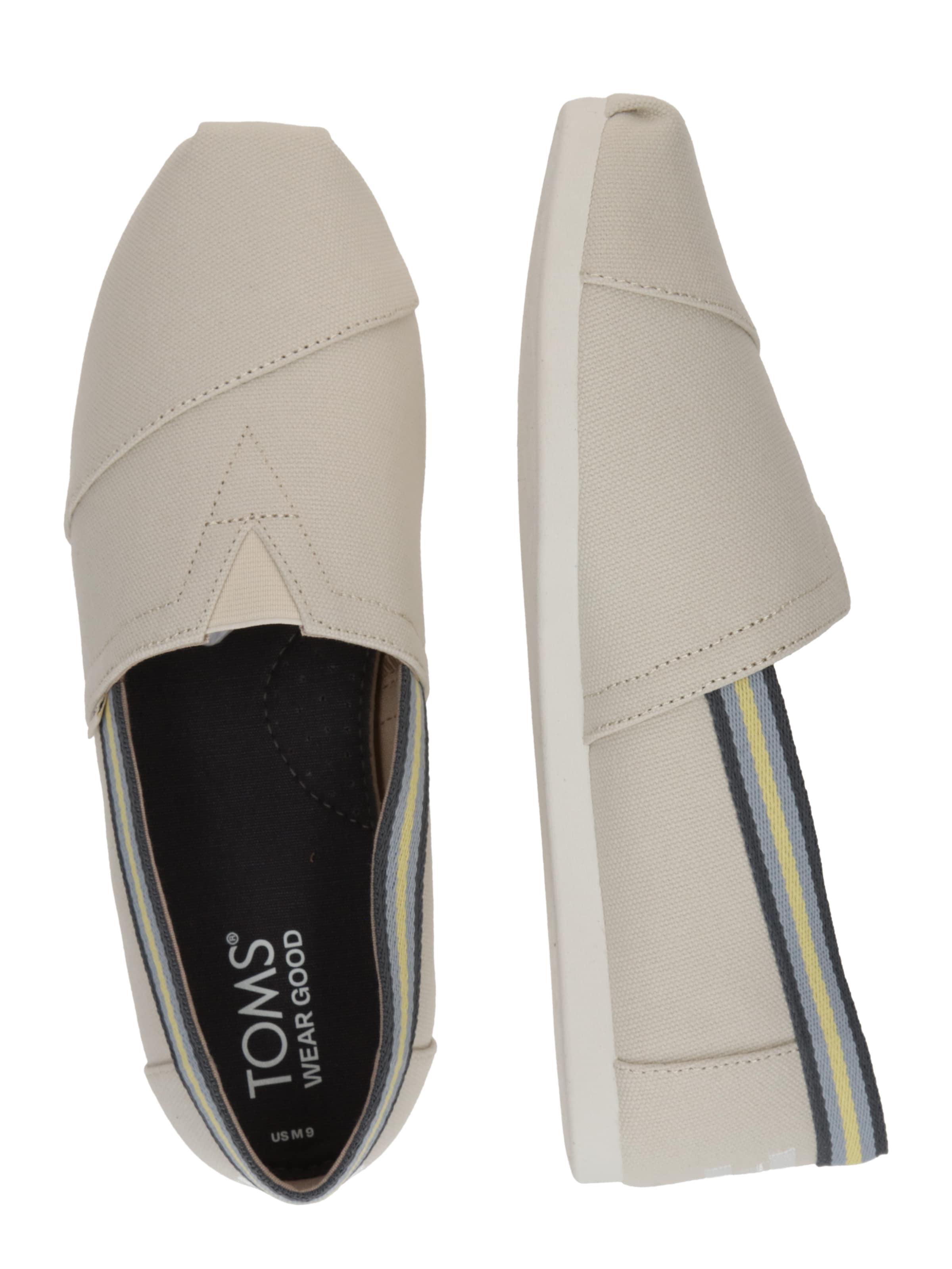 TOMS Mokassiin 'ALPARGATA', värv beež: külje pealt