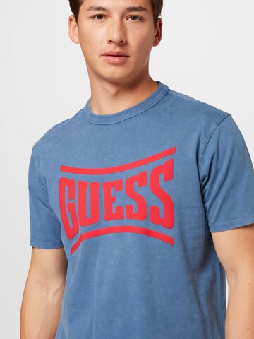 GUESS T-Shirt in Blau