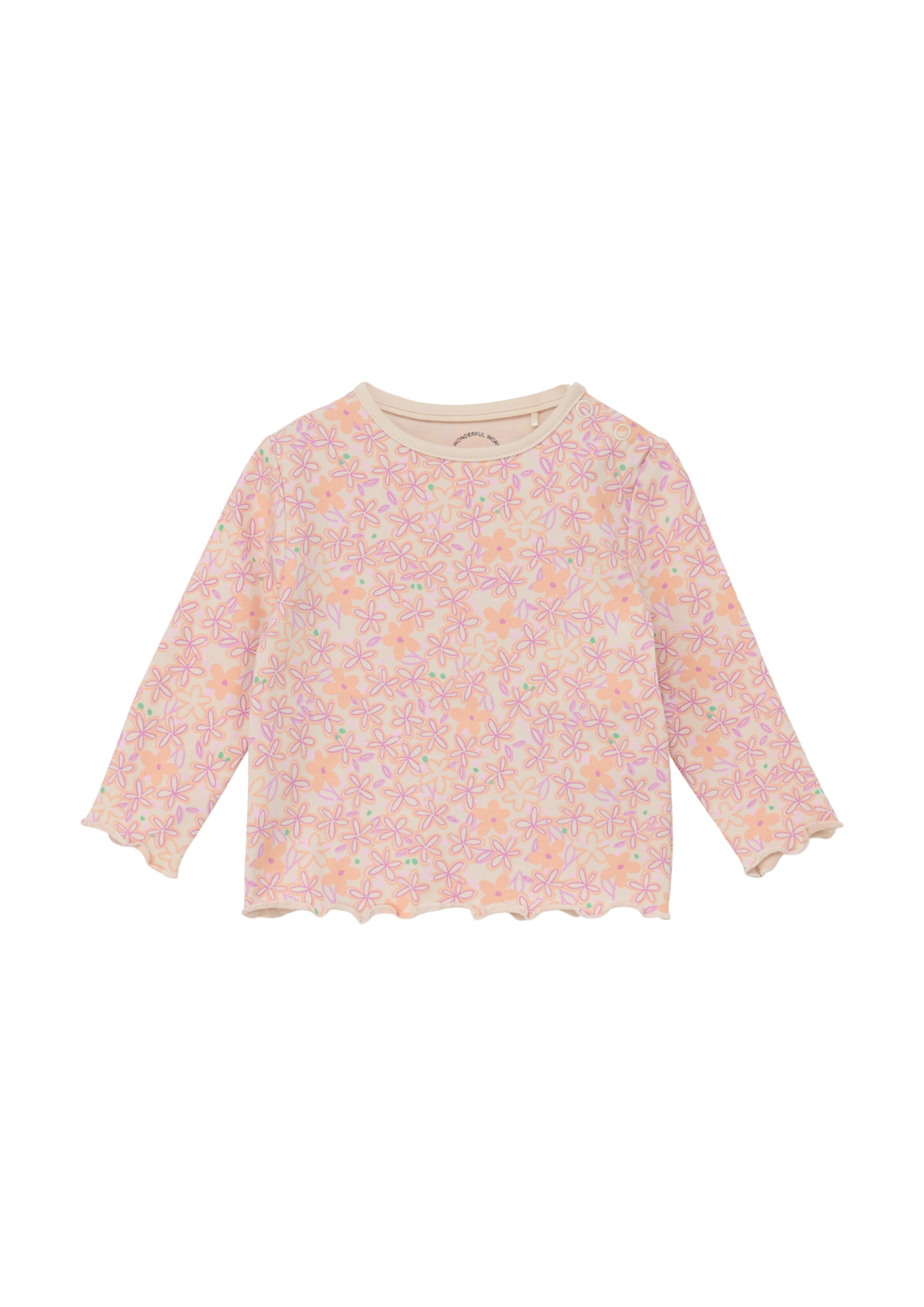 s.Oliver Shirt in Beige: voorkant