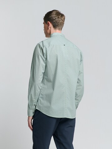 No Excess Slim fit Overhemd in Groen