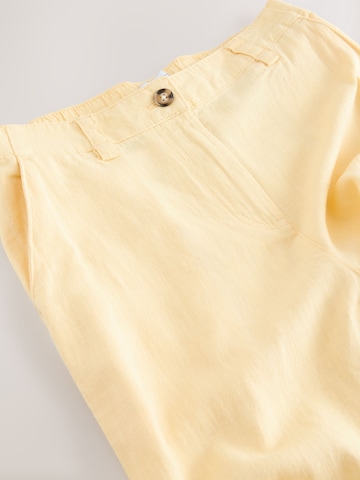 Next Wide Leg Hose in Gelb