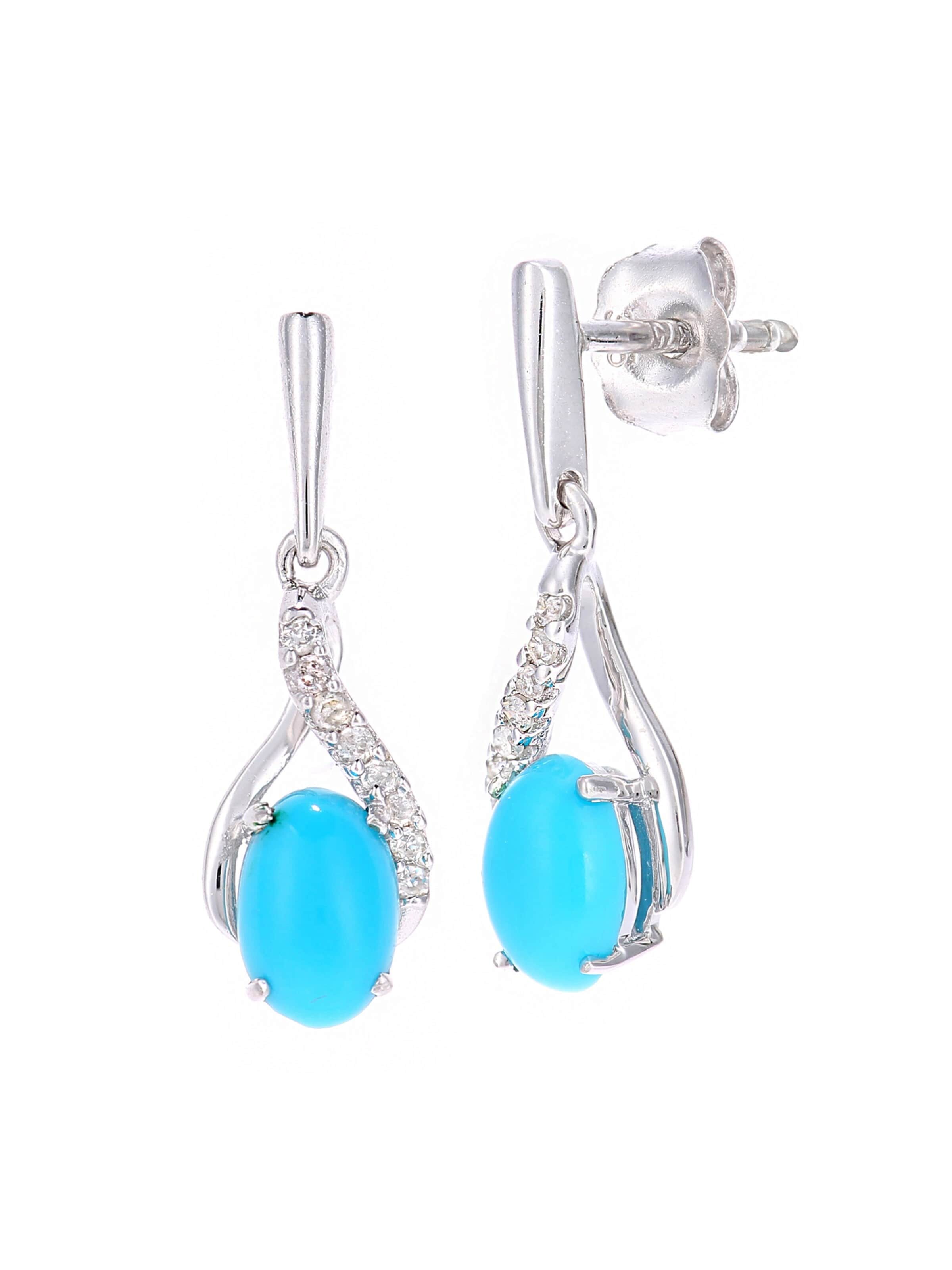 DIAMANT LETERNEL Earrings in One size in White, Item view
