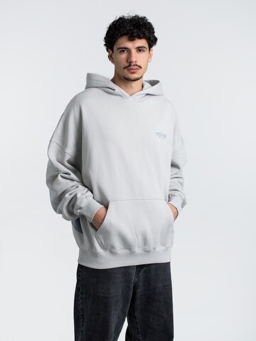 Pegador Sweatshirt 'Miner Boxy' in Grau: Vorderseite