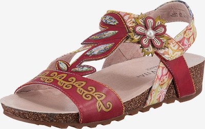 Laura Vita Sandals in Mixed colors / Red, Item view
