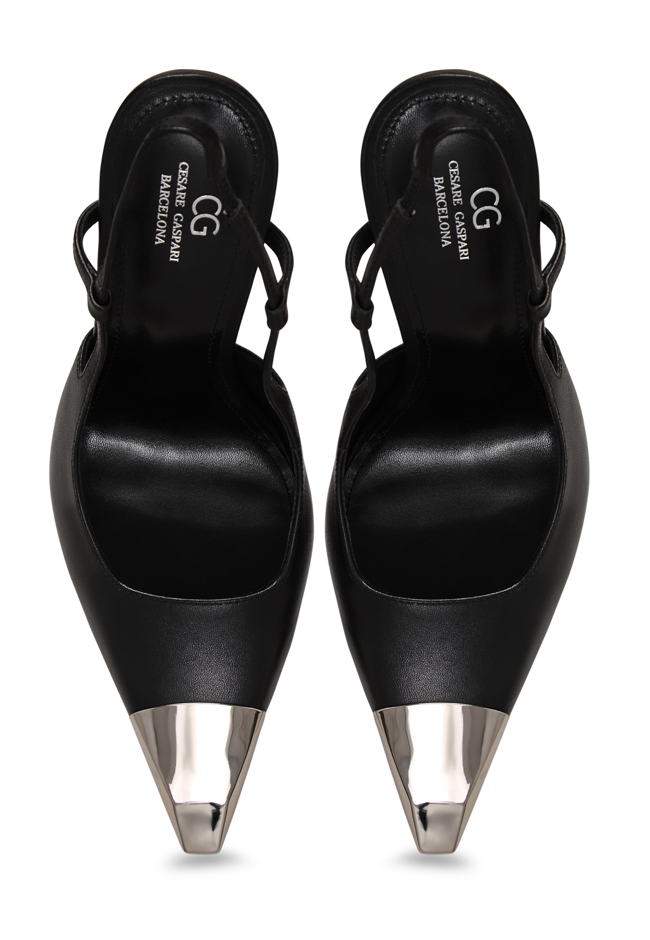 CESARE GASPARI Slingpumps in Schwarz