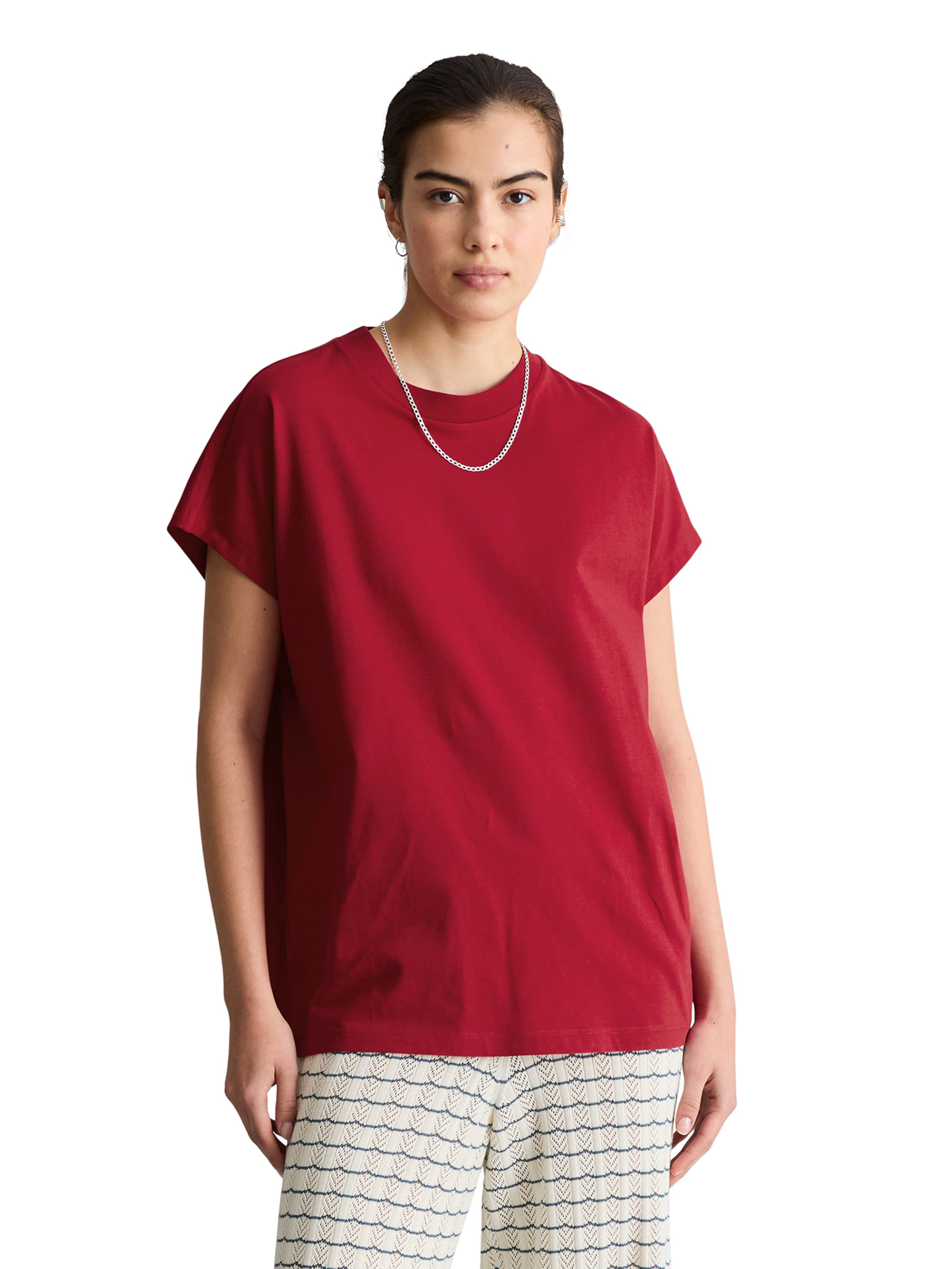 Marc O'Polo DENIM Shirt in Rood: voorkant