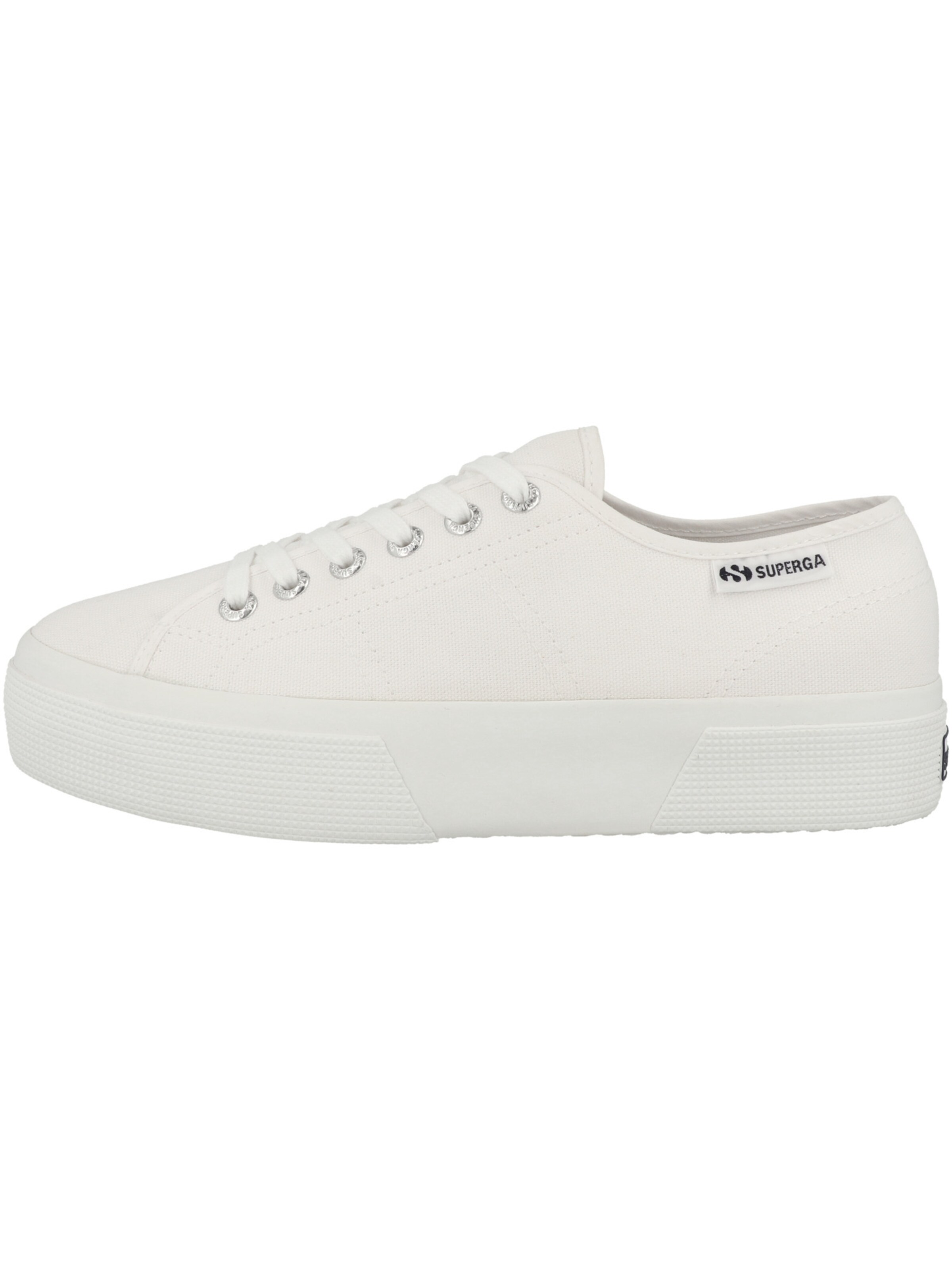 SUPERGA - Sapatilhas baixas '3740 Platform Leggera' em branco