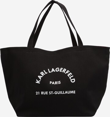 Karl Lagerfeld - Shopper en negro: frente