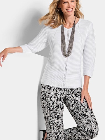 Pull-over Goldner en blanc